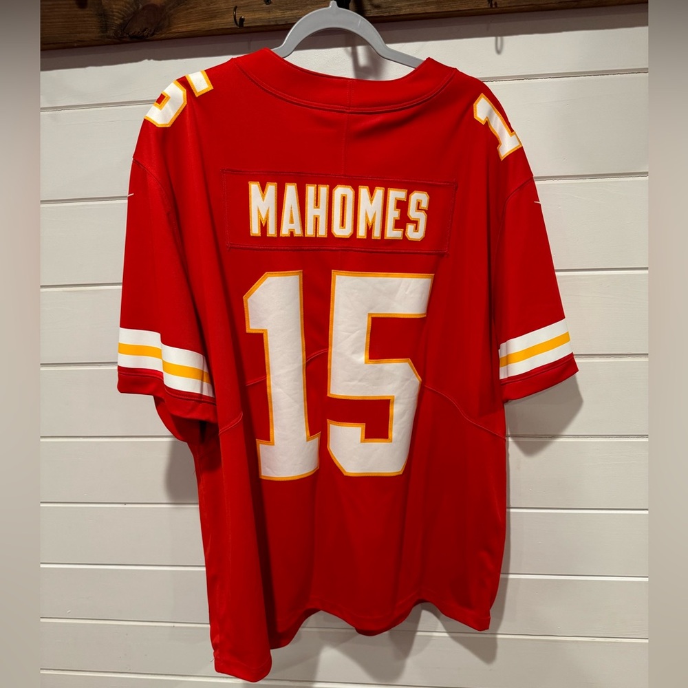 Kansas City Chiefs Patrick Mahomes Authentic Jersey with LH AFC Patch
